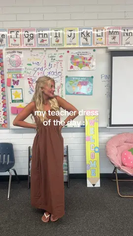 teacher dress of the day!!  #teacherfit #comfyteacheroutfit #backtoschool #ootdinspo #teachertiktok 