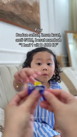 Rutin konsumsi vit D setiap hari, dapat membantu meningkatkan kekebalan tubuh anak, meningkatkan tumbuh kembang anak #fyp 