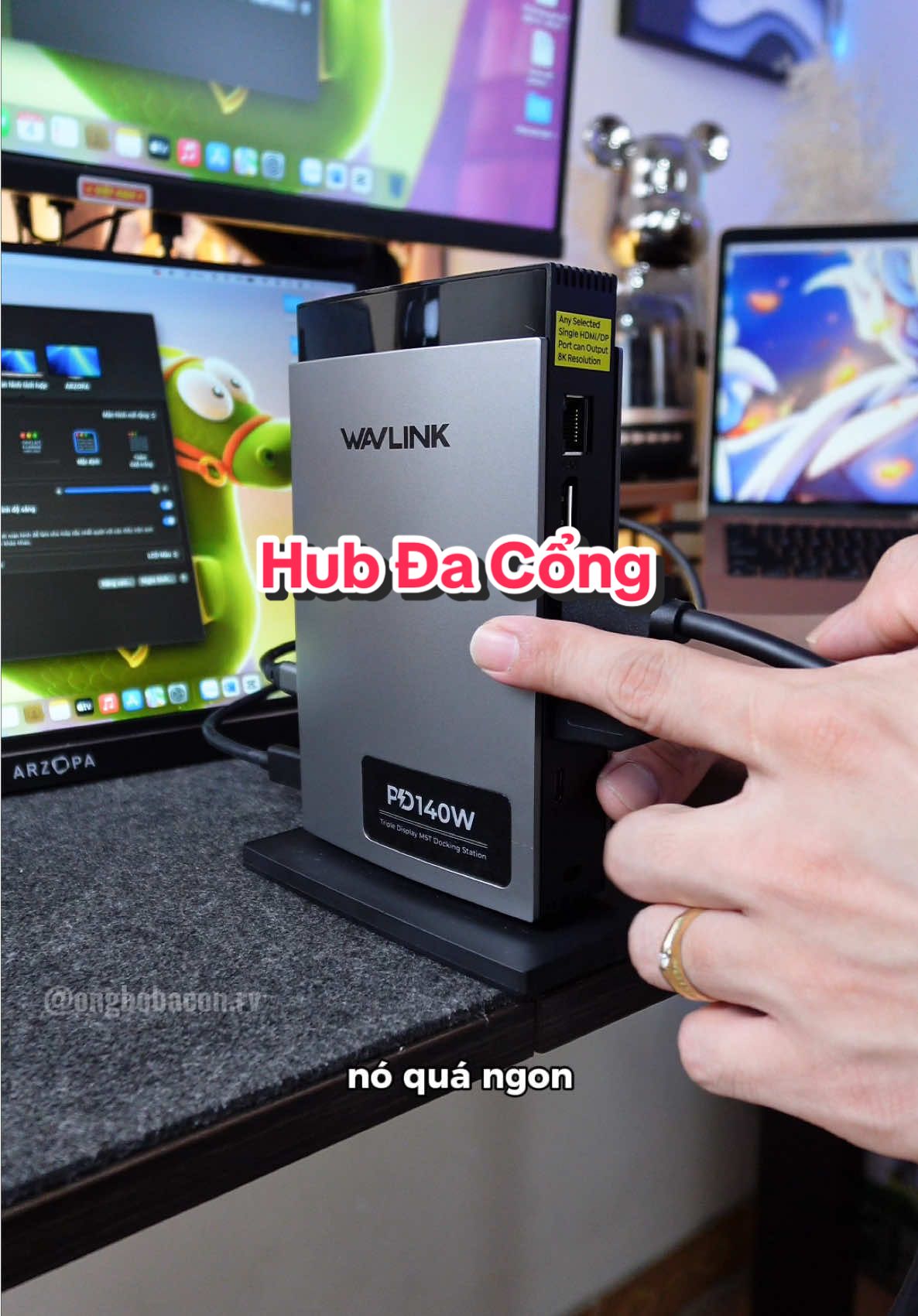Chiếc Hub đa cổng này quá ngon trong tầm giá luôn anh em #ongbobaconreview #LearnOnTikTok 