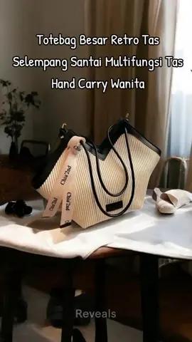 Totebag Besar Retro Tas Selempang Santai Multifungsi Tas Hand Carry Wanita #affiliate #algoritmatiktok #fyppppppppppppppppppppppp #fypシ 
