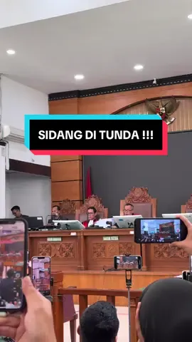 SIDANGNYA DI TUNDA 🥹 #sidangnikitamirzani #bebas  