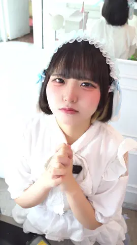 本物の魔法が使えるコンカフェ嬢 #ドラクエ #呪文 #岡山 #メイドカフェ 