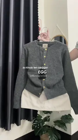 Áo Khoác Len Cardigan Nữ EGG #sua30th05 #stylehanquoc #xuhuong 