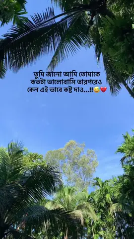 তুমি জানো আমি তোমাকে কতটা ভালোবাসি তারপরেও কেন এভাবে কষ্ট দাও..!! 😅💔 #fypシ #foryou #foryoupage #fppppppppppppppppppp #explore @Samir Rahman!🫀 @#foryou @For You @TikTok Bangladesh 