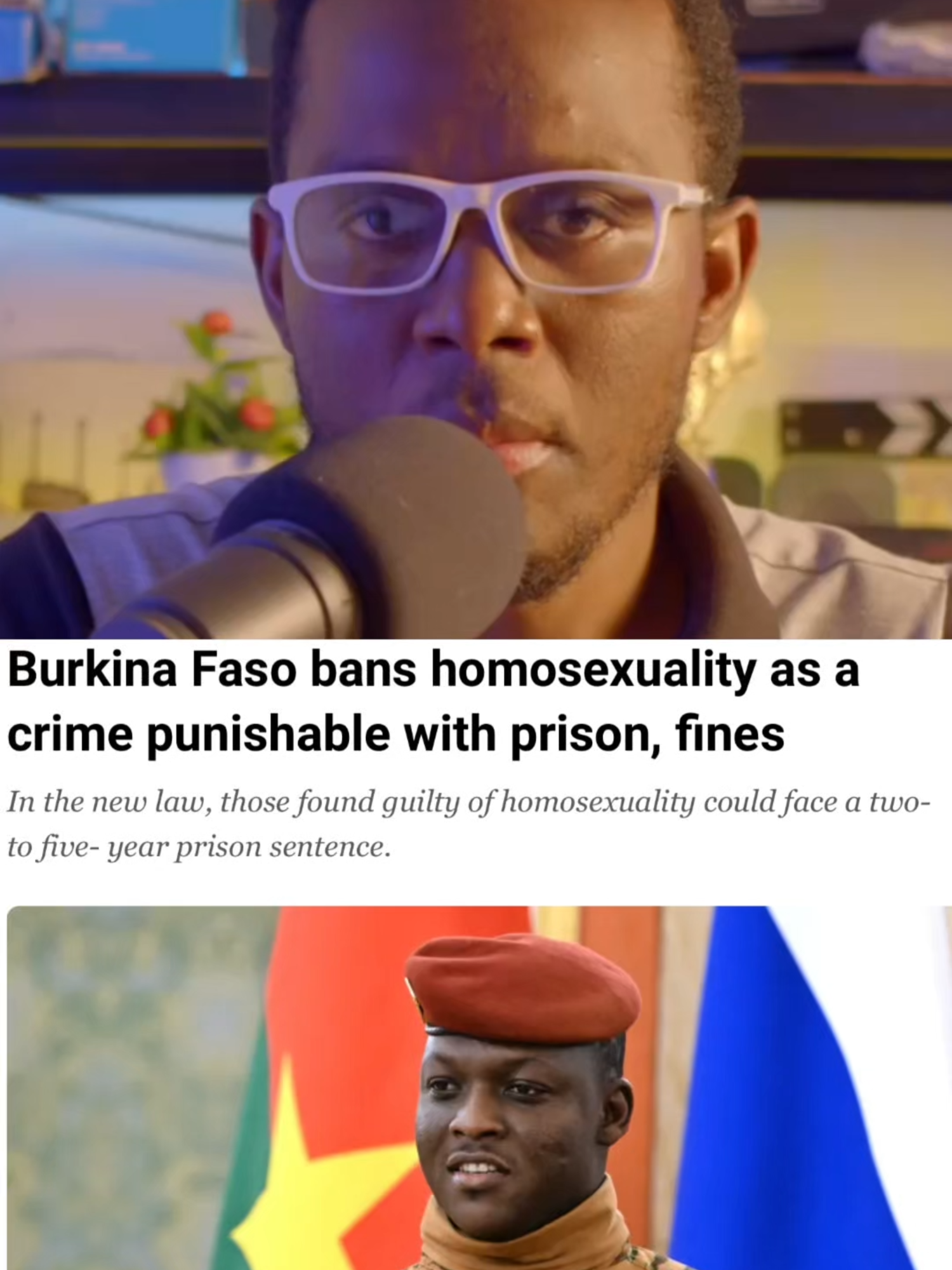 Burkina Faso BANS Same-Sex Relationship. Is it right or wrong?