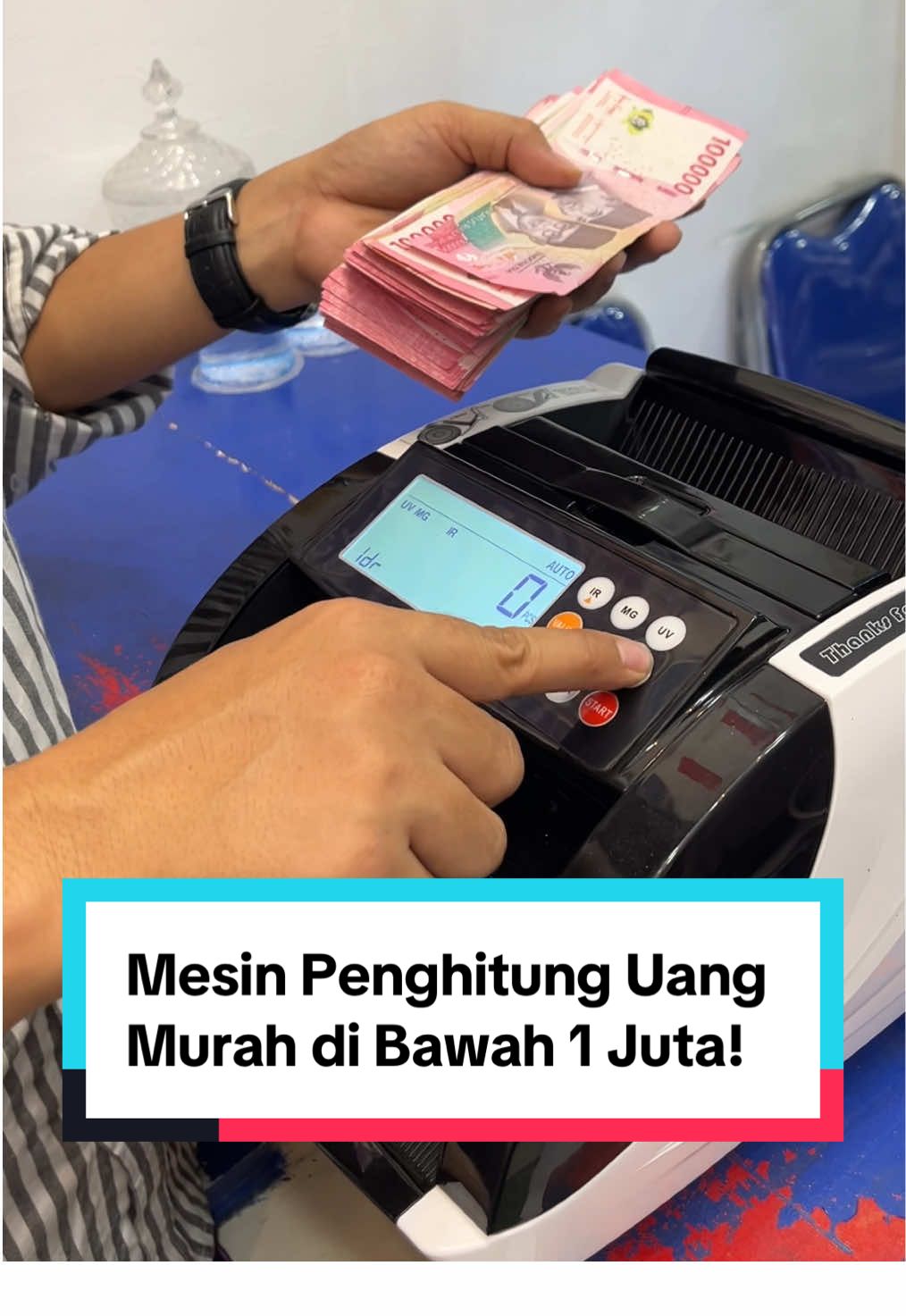 Cocok banget buat outlet jasa transfer, warung rame, koperasi, sampai bisnis UMKM #grakitec #moneycounter #mesinpenghitung #mesinpenghitunguang #anastransferstore 