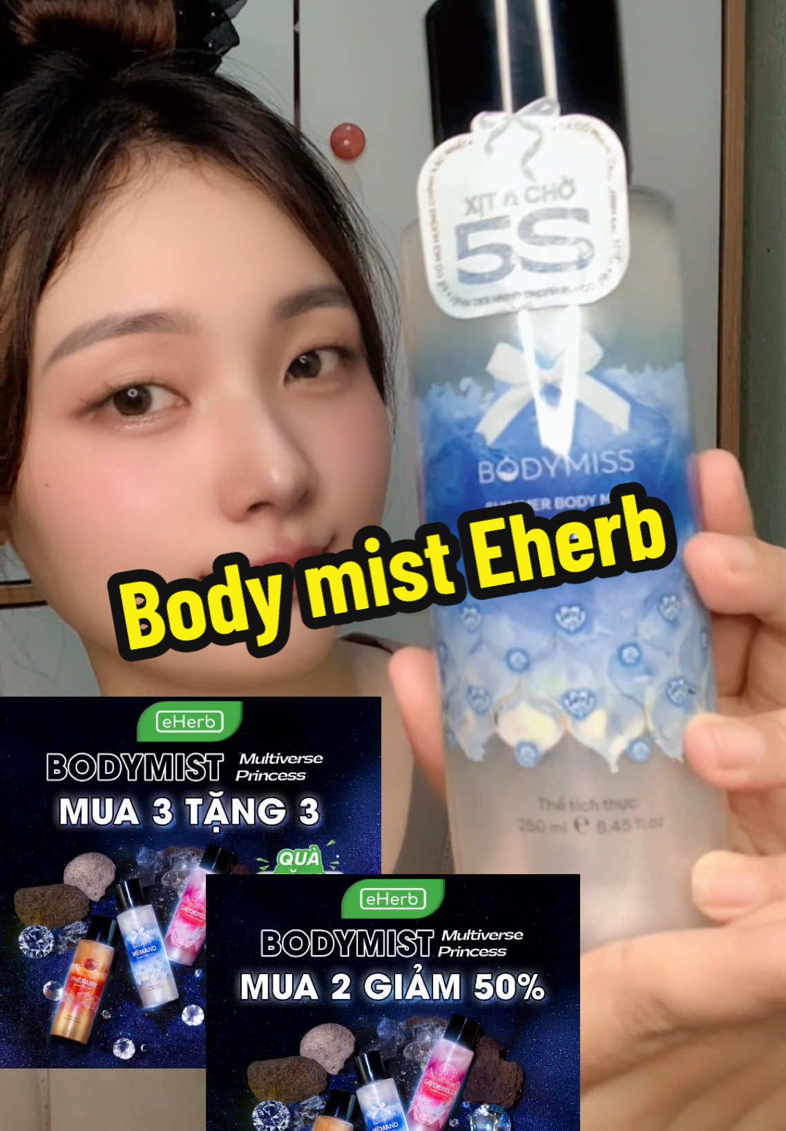 Body mist Eherb #bodymist #eherbvietnam #thomtho #gaupitpit8386 #fyp 