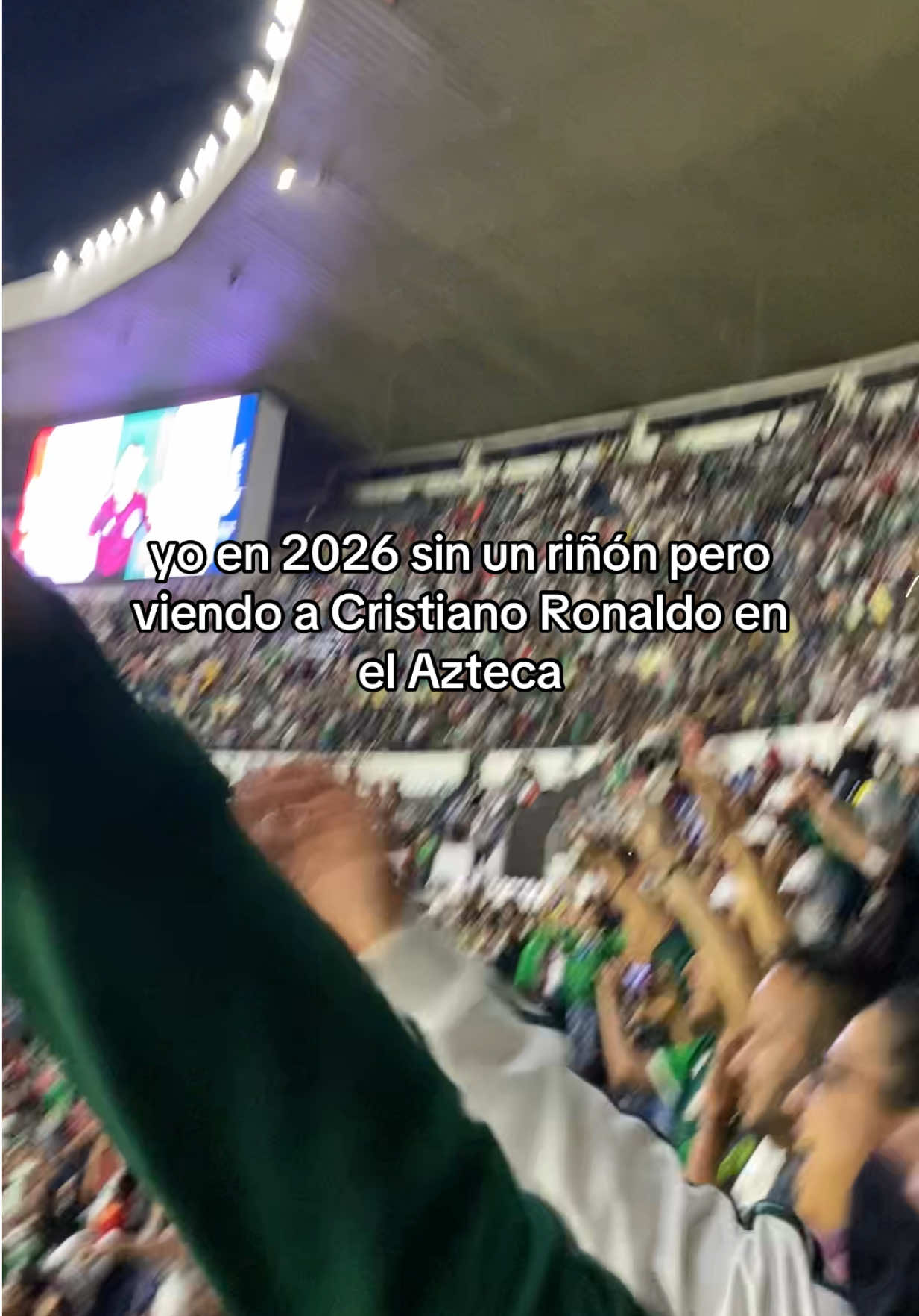 manifestando dirían los chavos #cristianoronaldo #cr7 #estadioazteca #seleccionmexicana 