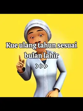 kue sesuai bulan lahir 