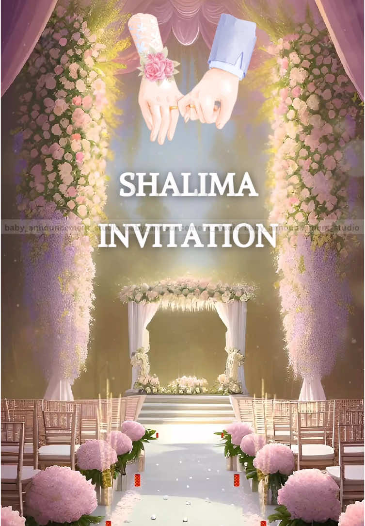 Shalima Invitation video dm to place your order  #shalima #shalimainvite #weddinginvitation #weddingtiktok #wedding #foryoupage #trending #tiktokwedding #weddingceremony #fyp #walima #barat #weddingtiktok #savethedate 