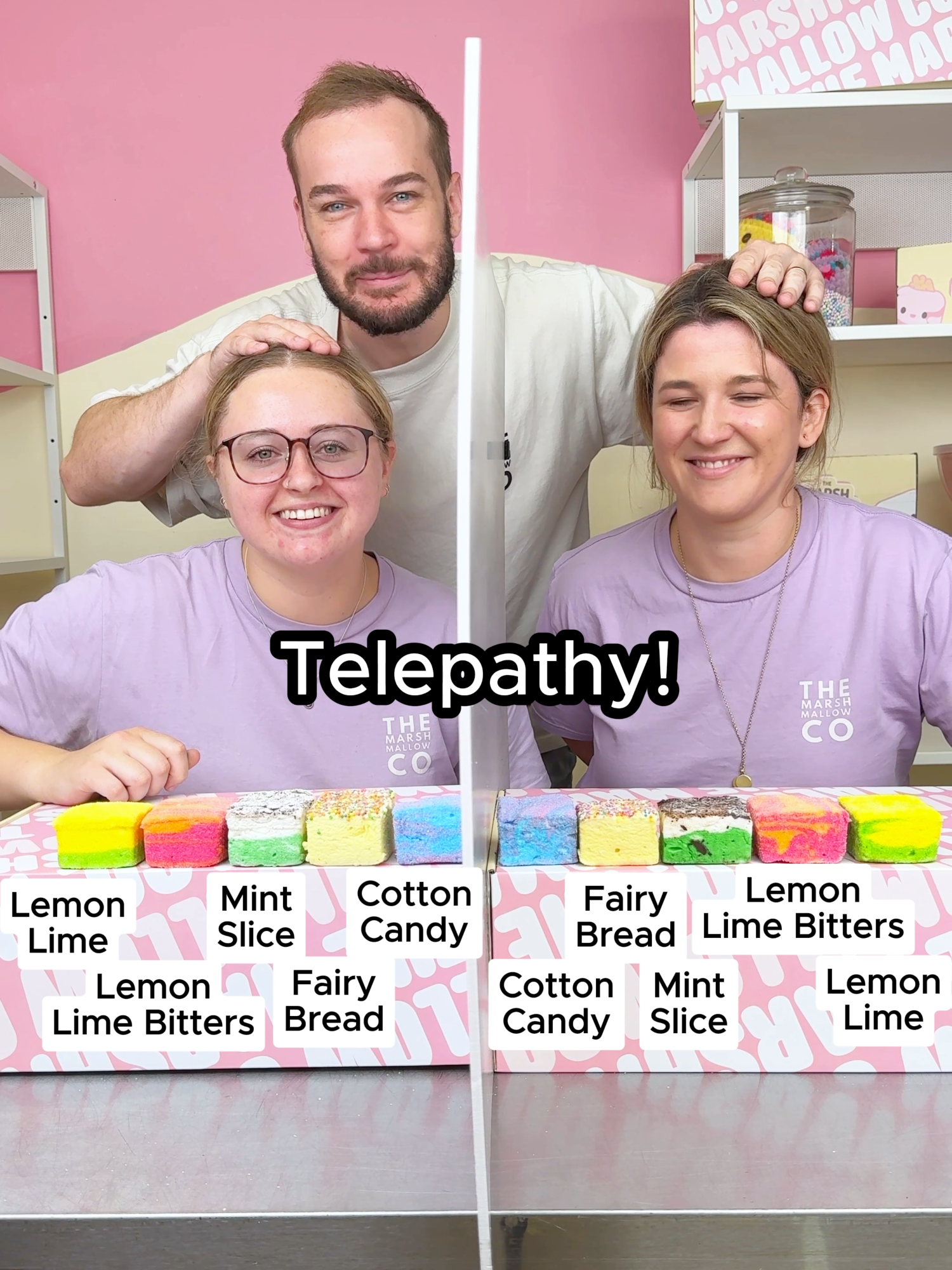 Let’s Play Marshmallow Telepathy! 🔮 #marshmallow #fyp #candytok #telepathy #handmade #SmallBusiness