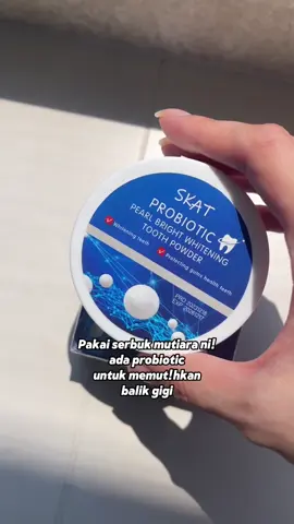 #whiteningtooth #serbukmutiara #gigikuning #gigiputih #fyp 