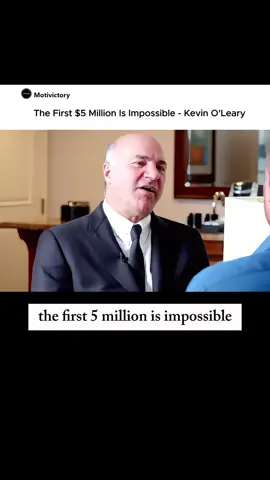 💰 “The First $5 Million Is Impossible…” — Kevin O’Leary on Building Wealth In this eye-opening moment, Kevin O’Leary — better known as Mr. Wonderful from Shark Tank — breaks down the stages of wealth creation: “The first $5 million is impossible. The next 5, to get to 10, is really hard. Getting to 25 is pretty easy. And the rest? Just a snap of the fingers.” It’s a blunt reminder that success compounds, and while the early climb feels impossible, persistence and leverage can turn the tide in your favor. This video is an excerpt from Behind the Brand’s YouTube episode — “Kevin O'Leary | A Salary is the Drug They Give You to Forget Your Dreams.” The full conversation is available on YouTube. #KevinOLeary #WealthBuilding #MoneyMindset #Entrepreneurship #Motivation 