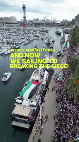 keep spirit guys!!  Global Sumud Flotillamisi kemanusiaan terbesar hingga saat ini telah resmi berlayar dari Spanyol. Sebanyak 50 kapal diperkirakan akan bergabung, semuanya membawa bantuan kemanusiaan untuk Gaza. Ini menjadi misi ke-38 untuk menantang blokade  Israel sekaligus membuka jalur kemanusiaan di Gaza.  #freepalestine🥀❤️🖤  #freepalestine  #globalsumudflotilla  