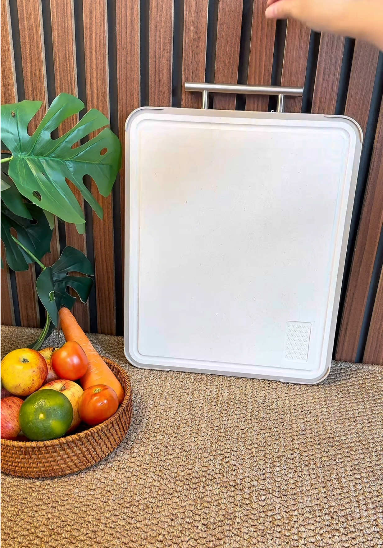 Thớt bằng thép không rỉ có 2 mặt #thotthepkhongri#thotkhangkhuan #huongmesam#redchef 