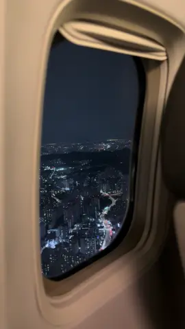 Night City View of Seoul, Korea. Flight from Busan to Seoul #seoul #flight #cityview #koreatrip #travelgirl 