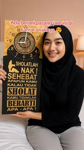 Ada yang berani pasang gk yaa . #jam #dingding #motivasi #islamic #terlaris 