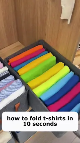 Good way to fold clothes #organize #storagebox #storageideas #storageideas 