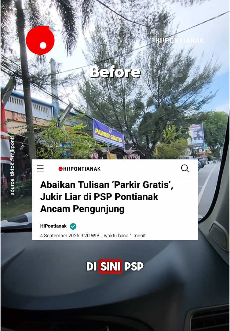 Waduhh #hipontianak #kumparan #1001mediaonline #kabardaerah #kalbar #fypシ #foryourpage #fyp #pontianak #pontianakviral #berita #pontianakinformasi #beritatiktok #newstok #parkir #psp #jukir 