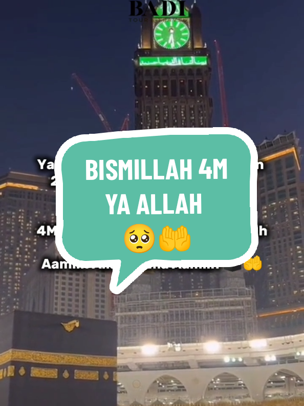 ya Allah, izinkan hamba menjadi tamu-mu di baitullah. setelah merasakan indahnya Mekkah dan Madinah, hamba rindu merasakan sempurnanya ibadah di Arafah, Mina dan Muzdalifah. jadikan kami hambamu yang engkau undang ke rumah suci mu aamiin 🤲🕋✨ #masyaallahtabarakkallah #allahummabarik #umroh2025 #allahummashollialasayyidinamuhammad #bismillahfyp 