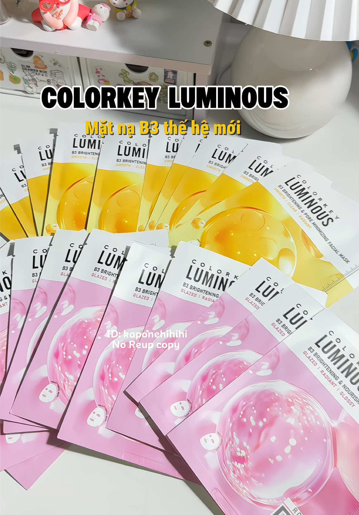 Mặt nạ COLORKEY B3 thế hệ mới 🧚🏻‍♀️🧖🏻‍♀️🫧 #colorkeyvn #colorkeyluminous #matnab3 #matna #kaporeview 