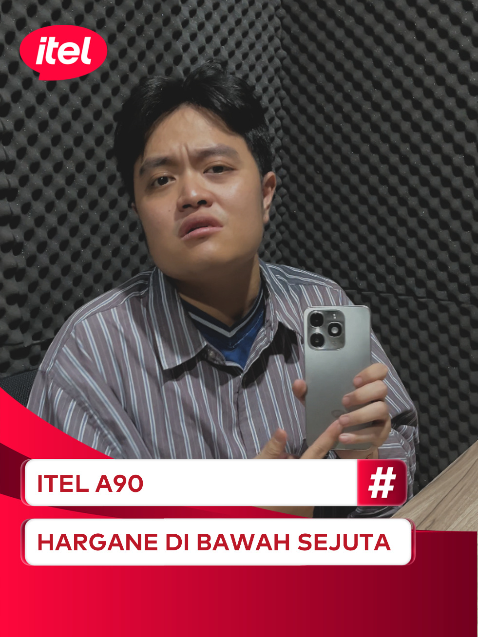 Replying to @pakde.yang.ingin itel Fams, A90 di bawah 1 juta nih, 900 ribuan aja.. Hape 1 jutaan udah bisa scrolling socmed, chattingan, ada fitur special sliding zoom, dan chipset juga ok banget! Cocok banget di saat kondisi begini, cari hape terjangkau banget dengan fitur melimpah wah! Buruan join dan co di live itel Official Store Indonesia, sekarang! #itelindonesia #SuperBrandDay #smartphonemurah #gadgets #itelA90 