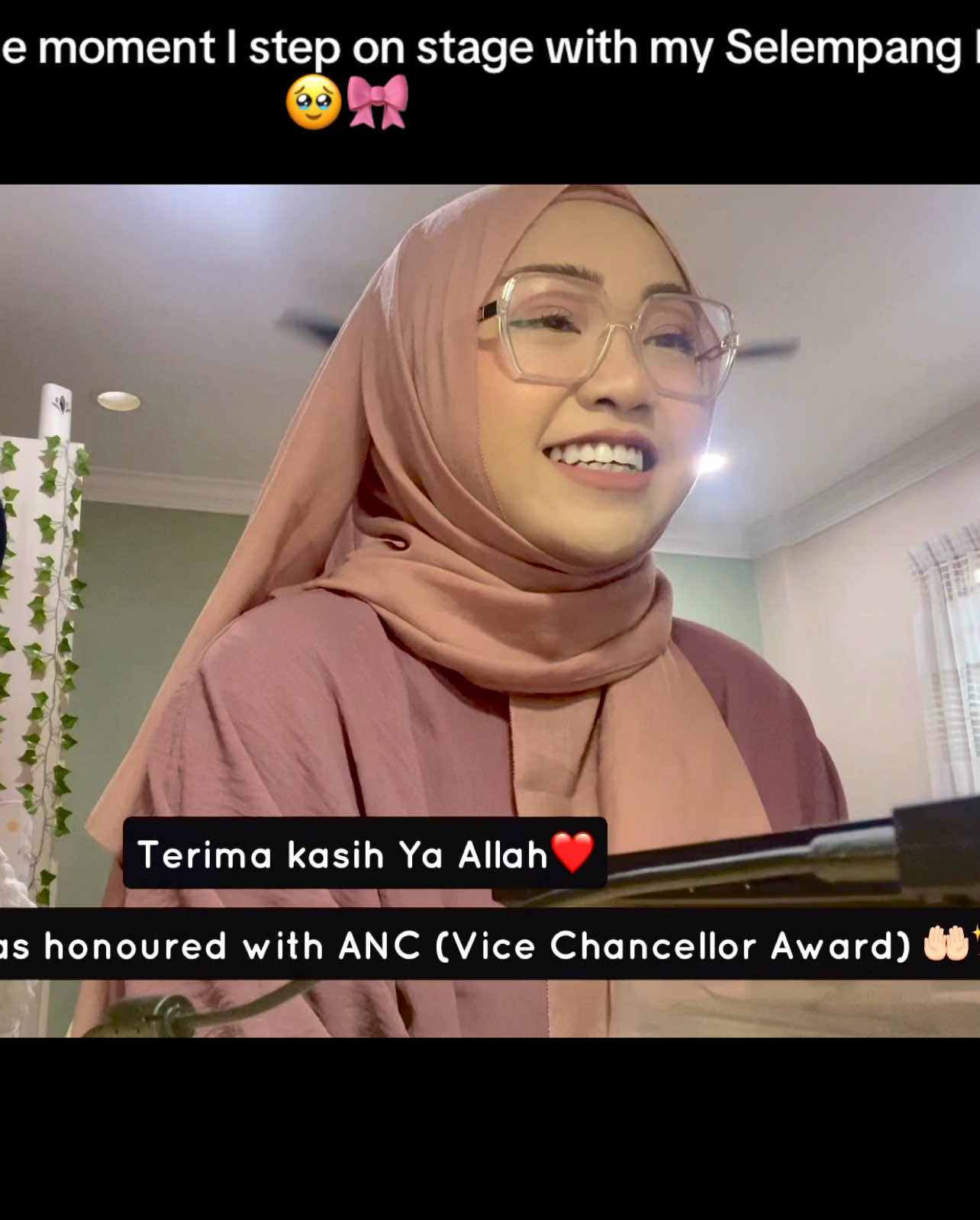 Syukur Alhamdulillah. 🥹🤲🏻❤️ #anc #vicechancelloraward #uitmdihatiku #uitmresult #anugerahnaibcanselor  