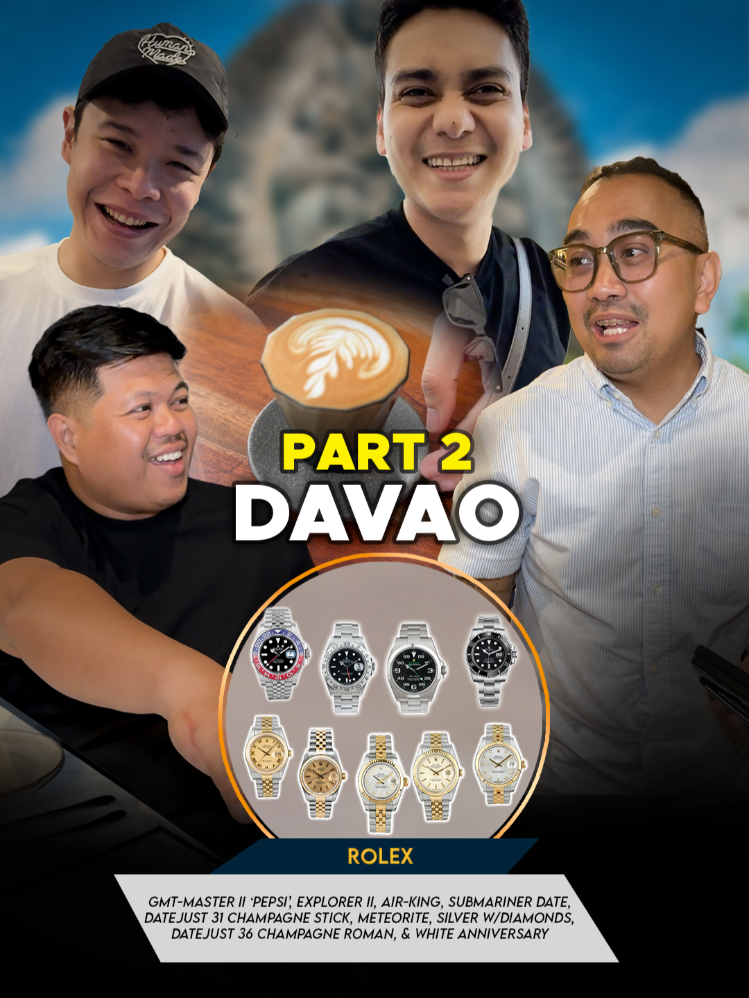 DONE DEAL IN DAVAO 2: More deals pa tayo with our VIP clients! Let's see ilang watches kaya mabebenta natin with the Team!✨ Let’s Go! #parenghayb #gentrytimepieces #rolex #watch #luxury #ap #davao #coffee#fyp