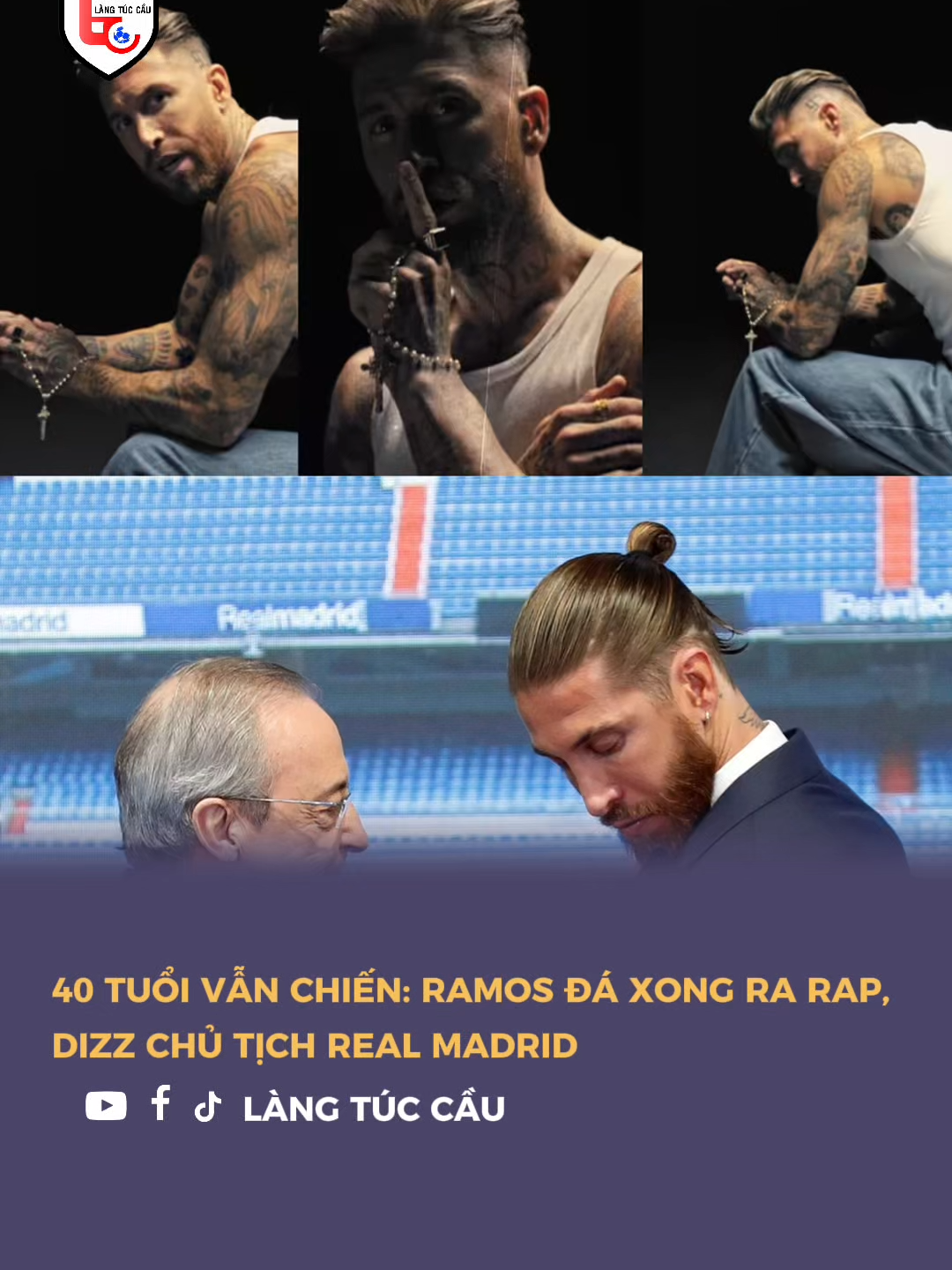 40 tuổi vẫn chiến : Sergio Ramos tung dizz track nhắm thẳng chủ tịch Perez 🤯🎤