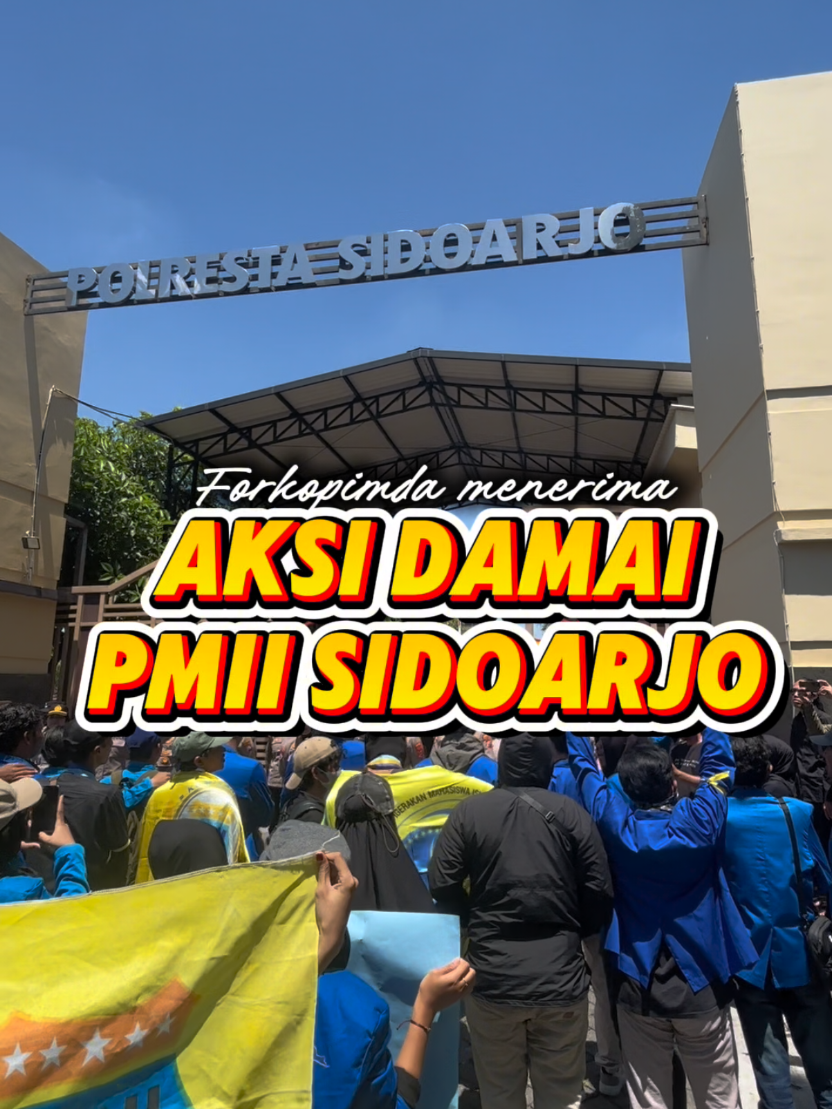 Forkopimda Menerima Aksi Damai PMII di Polresta Sidoarjo(3/9) #AksiDamai #pemkabsidoarjo #DemoMahasiswa 