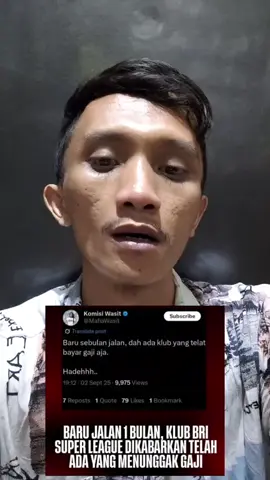 LIGA BARU BERJALAN 1 BULAN UDAH ADA CLUB YANG NUNGGAK GAJI PEMAIN 🥴🫵 .  .  .  .  #infobolaupdate #paw_1933 #porocotkeun #WeArePERSIB 