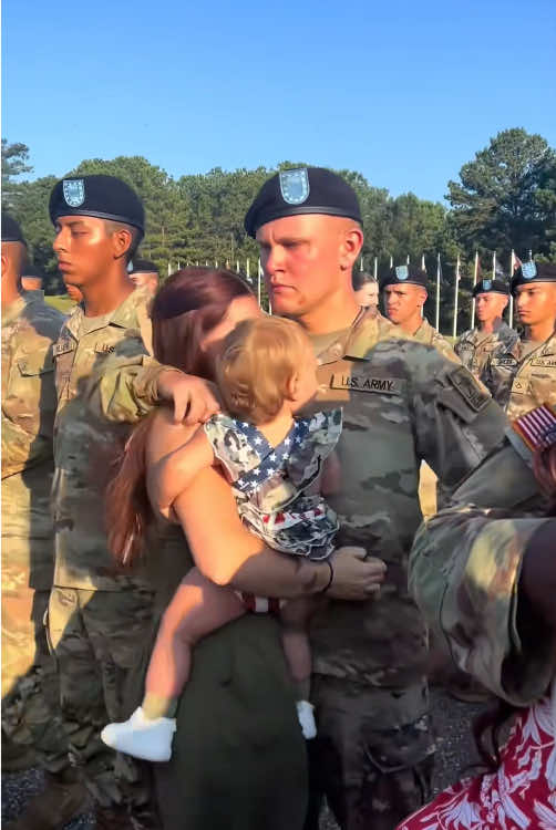 Best army tap#army #family #Love #surprise #hug 