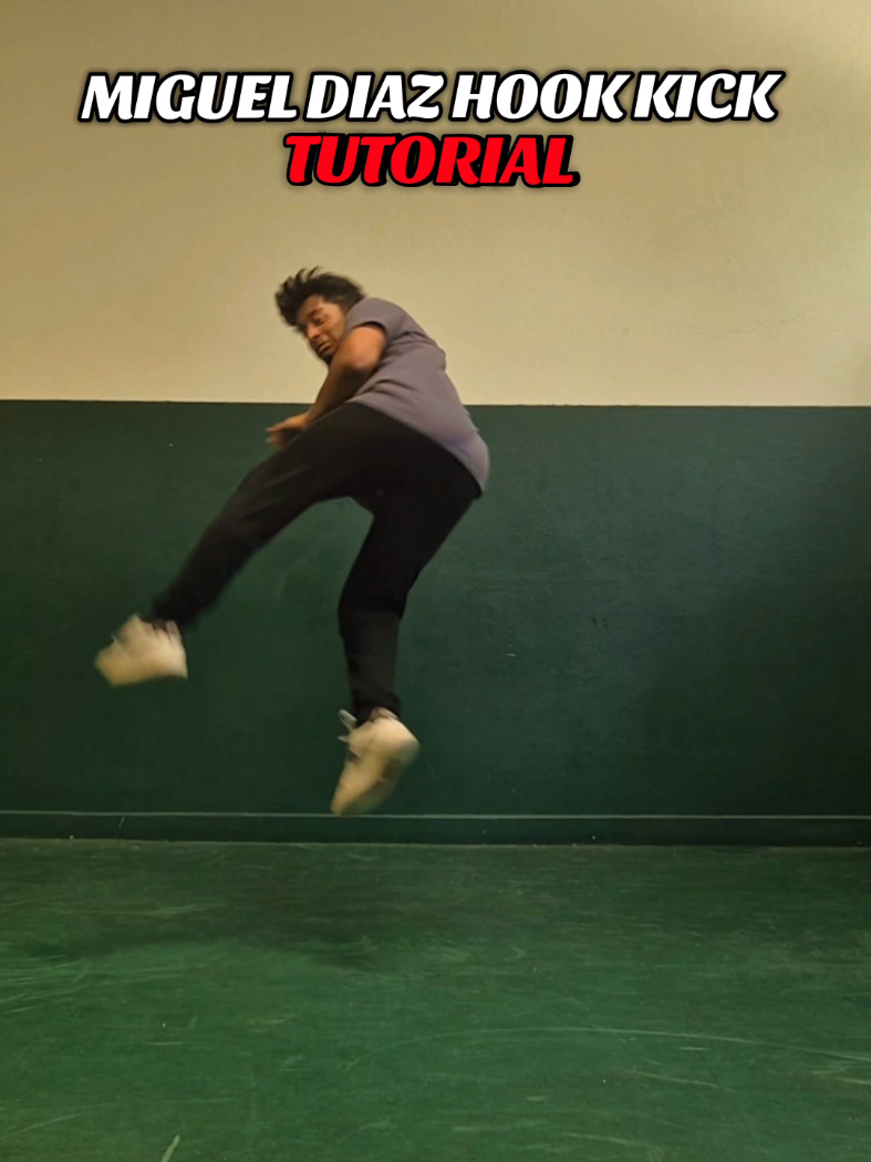 Miguel Diaz Hook Kick Tutorial 🥋#creatorsearchinsights #migueldiaz #kicktutorial #cobrakai #karatekidlegend 