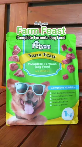 PetYum Dog Dry Food Farm Feast Complete Formula ☺️ #petyum #petyumdogfood #dogfood #drydogfood 