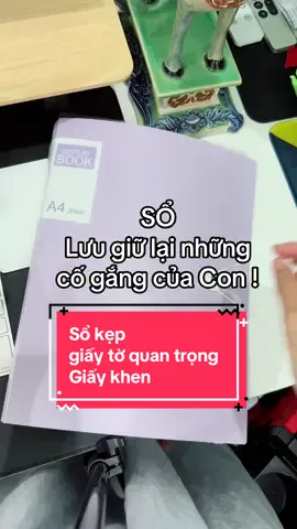Sổ lưu trữ giấy tờ quan trọng!#kẹpa4 