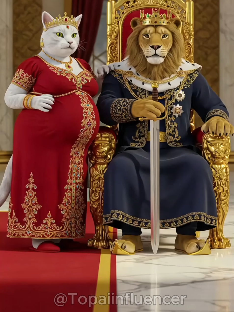 The Lion’s Cubs Struggle for Survival 🦁 Emotional Story 😭#cat #lion #fyp #unitedstates 