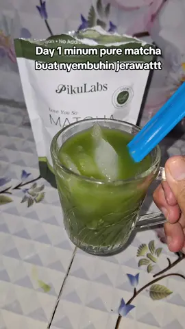 gpp kan kalo pake es batuuuu hhi ,asal jangan pake susu aja😅 #pikulabspurematcha #purematcha #pikulabs 