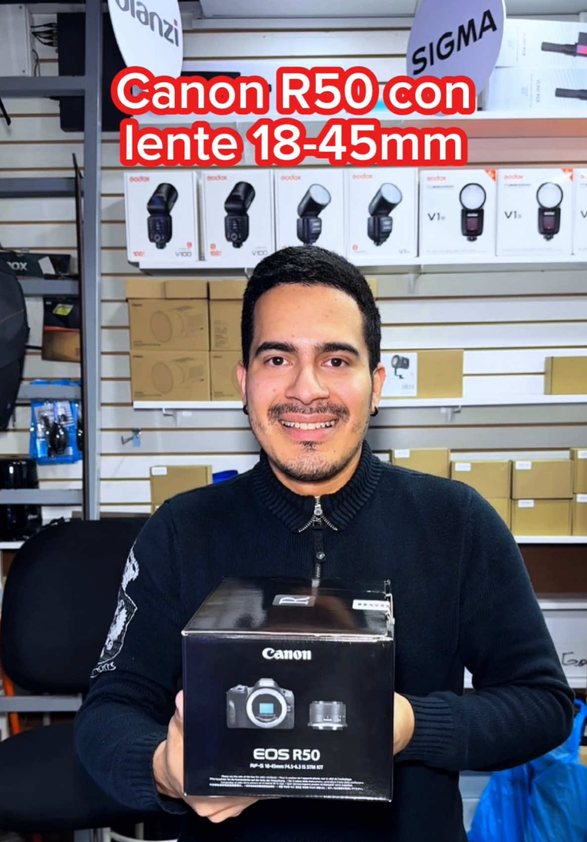 ✅📸Cámara Canon R50: Con lente 18-45mm, 24MP y 4K30fps😎🔥 #Canon #canonr50 #camara #foto #video 