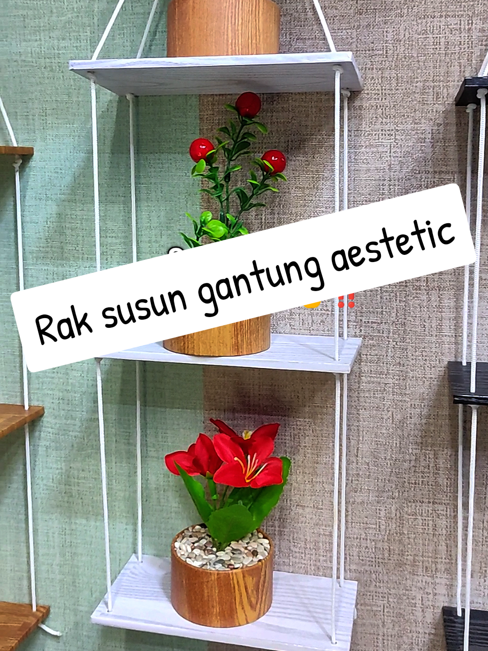 Rak susun gantung aestetic #foryou #fyppppppppppppppppppppppp #belilokal #raksusun #pajangandinding 