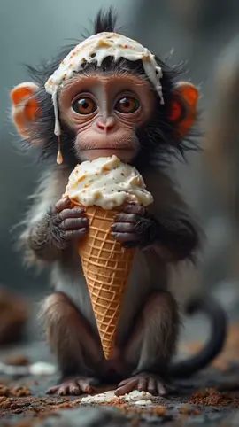 Cute Baby Monkey🐒🐵🙈 Singing Duddi Duddi dum dum🥰😍☺#baby #monkey #cutebaby #cutiebabiestiktok #monkeydluffy 