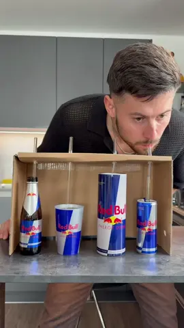 Schmeckt RedBull aus der Glasflasche besser als aus der Dose?