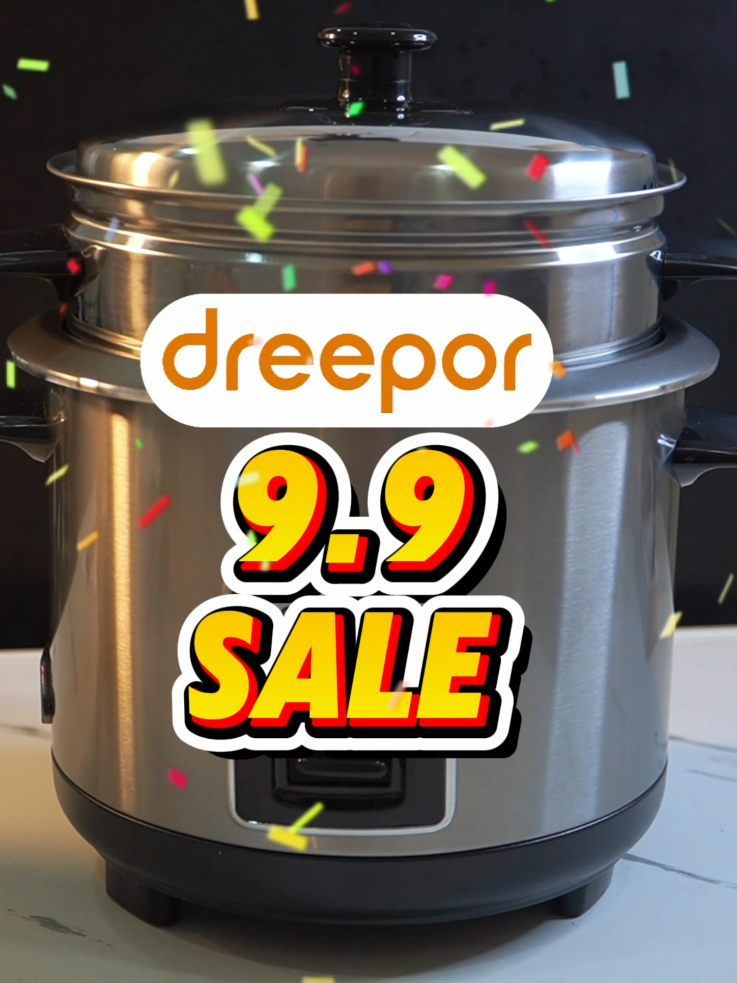 OUR NEW RICE COOKER!!!#DREEPOR #FYP #cooker #sale