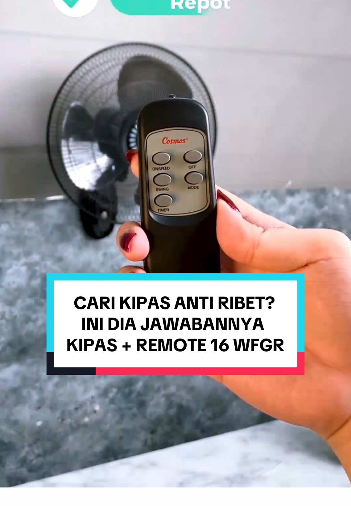 Kipas Cosmos udah gratis remote 🤩 Ga akan ribet dan repot lagi deh! Anginnya kencang poll, motornya awet, dan harganya terjangkau ❤️‍🔥❤️‍🔥🥰  #BanggaCosmos #kipasbesi #kipascomsos #kipasangin 