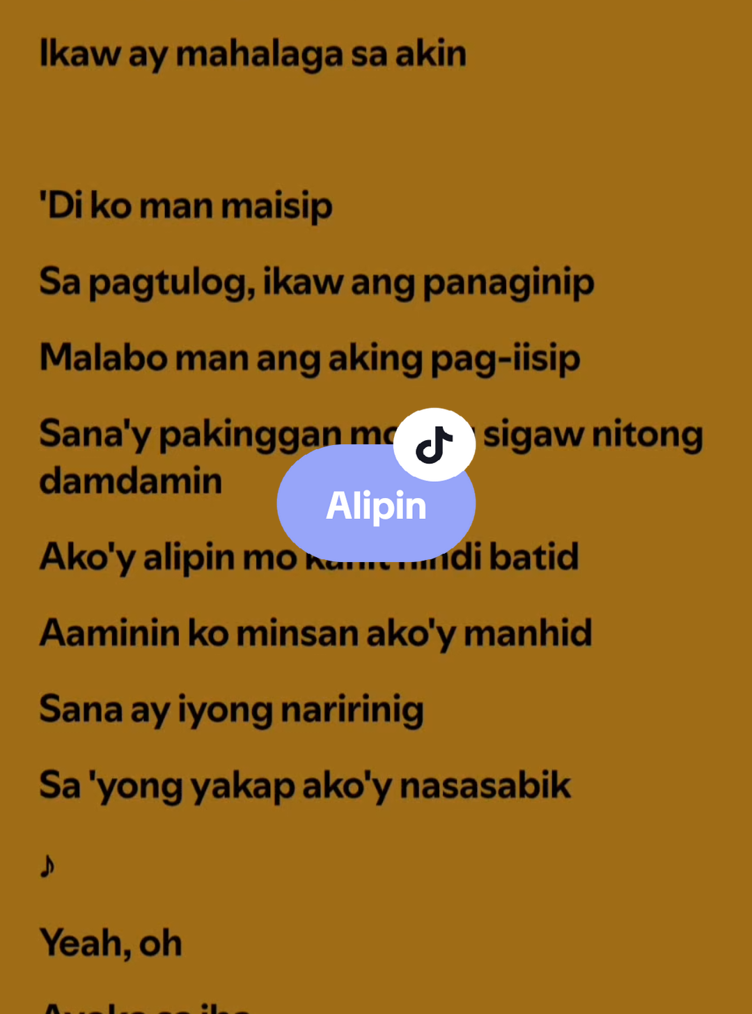 Alipin🎶 by: Khel Pangilinan #alipin #khelpangilinan #lyrics #spotify #kantakamuna🎤🎶 #oooooomerr_ #fyp 
