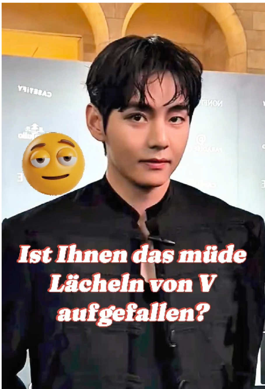 Ist Ihnen das müde Lächeln von V aufgefallen?#taehyung #v #bts #kpop #celebrity 