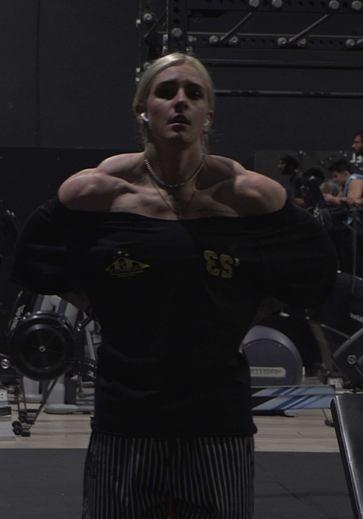 I guess u could say I don’t skip upper body #gym #motivational #gymmotivation 