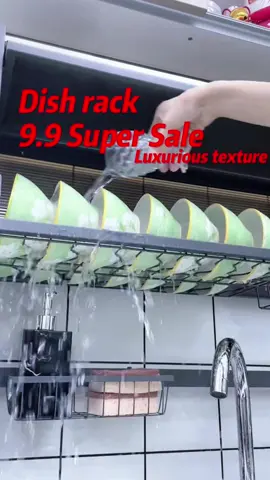 Multi-hole design, faster ventilation #dishrack #kitchen #goodthings #tiktokshop99bigsale 