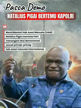 pasca demo Natalius Pigai temui Kapolri.  #kapolri #nataliuspigai #demodpr  https://www.kompas.tv/nasional/615527/menteri-ham-natalius-pigai-temui-kapolri-minta-polisi-tangani-demonstrasi-sesuai-prinsip-hak-asasi