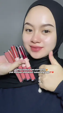 beli 5 pcs lebih murah mana dapat 10 warna lagi ❤️‍🔥‼️ #fealiid #lipstick2in1 