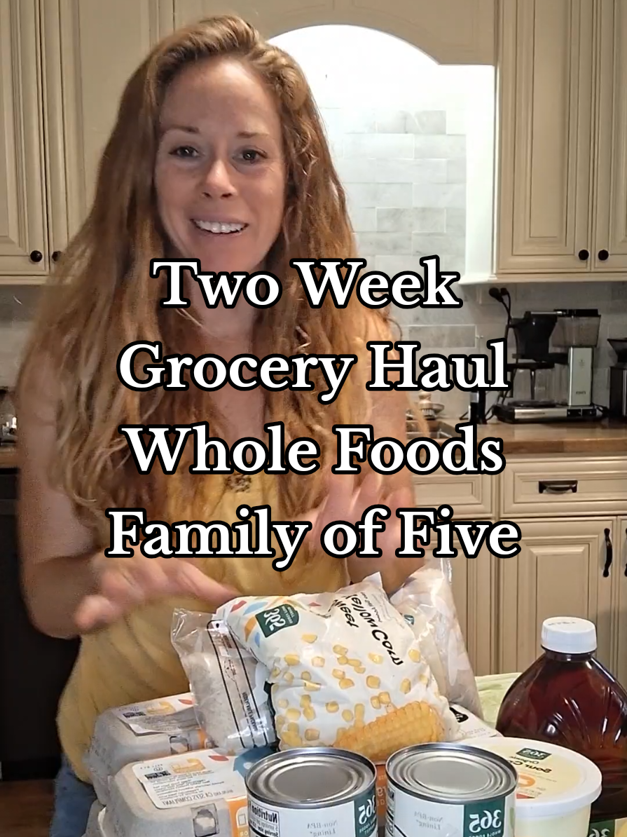 One of the best ways to cut grocery costs is to meal plan and reduce your number of trips to the store. This month, I did our two week shop for my family of five at Whole Foods.  I always check the Whole Foods app first to see if there are any sales. This week, there were sales on meat and produce that were pretty comparable to Aldi. I also get 5% back when I use my Amazon Chase Card! This haul cost me $247. In addition to this, I also spent $89 at Target for yogurt, snacks, and our favorite chicken fingers.  This brings my total to $336 for the first half of the month. #frugalliving #wholefoods #grocerybudget #savemoney #realfoodonabudget 